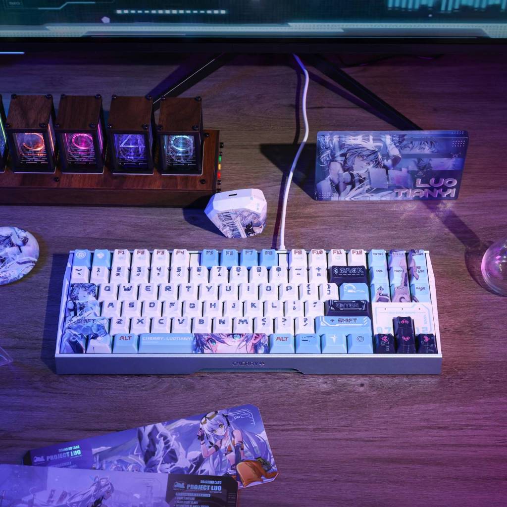 Cherry MX3.0S TKL 87 Collab LuotianYi mechanical keyboard | Shopee ...