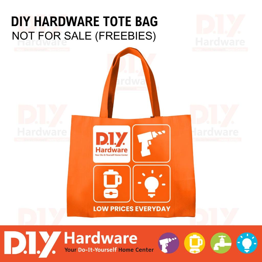 [NOT FOR SALE] DIY HARDWARE Laminated Non-woven Tote Bag | Shopee ...