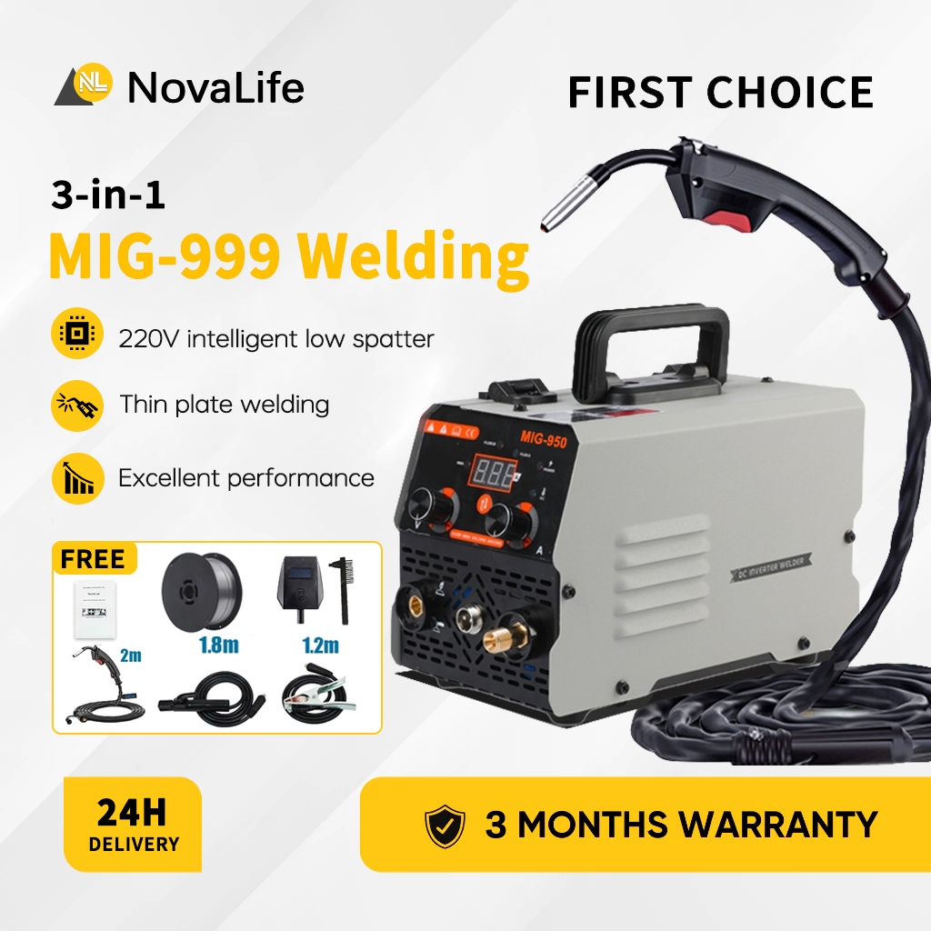 MIG-999 Welding Machine 3-in-1 999A Gasless Inverter IGBT Household ...