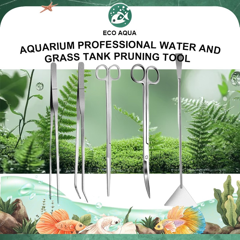 3/5pcs Aquarium Tank Tools Kit Aqua scaping Maintenance tools Aquatic ...