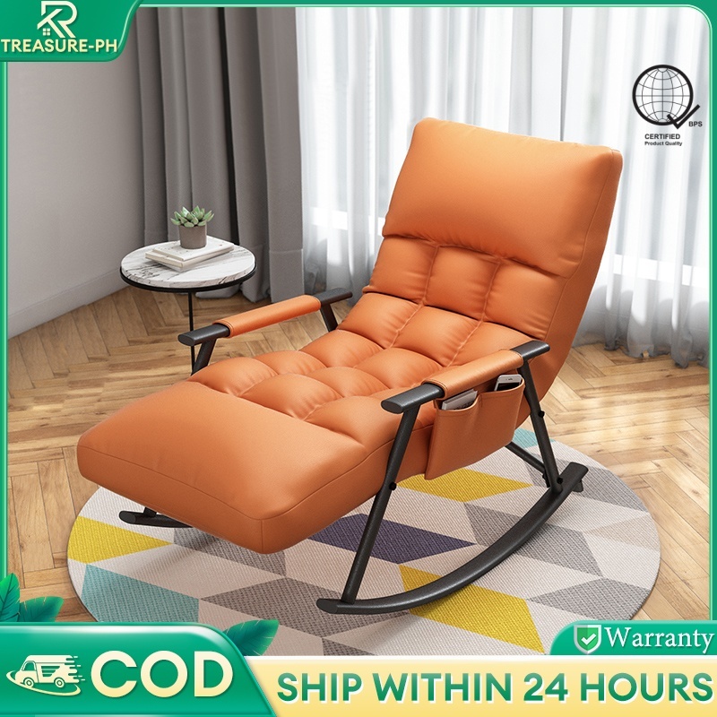 Adjustable Rocking Chair Reclining Lazy Sofa Chair Bedroom Living Rroom ...
