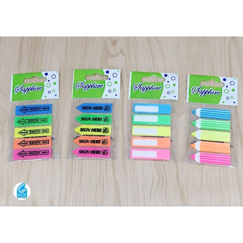 Sapphire Sign Here, Label Sticky Note | Shopee Philippines