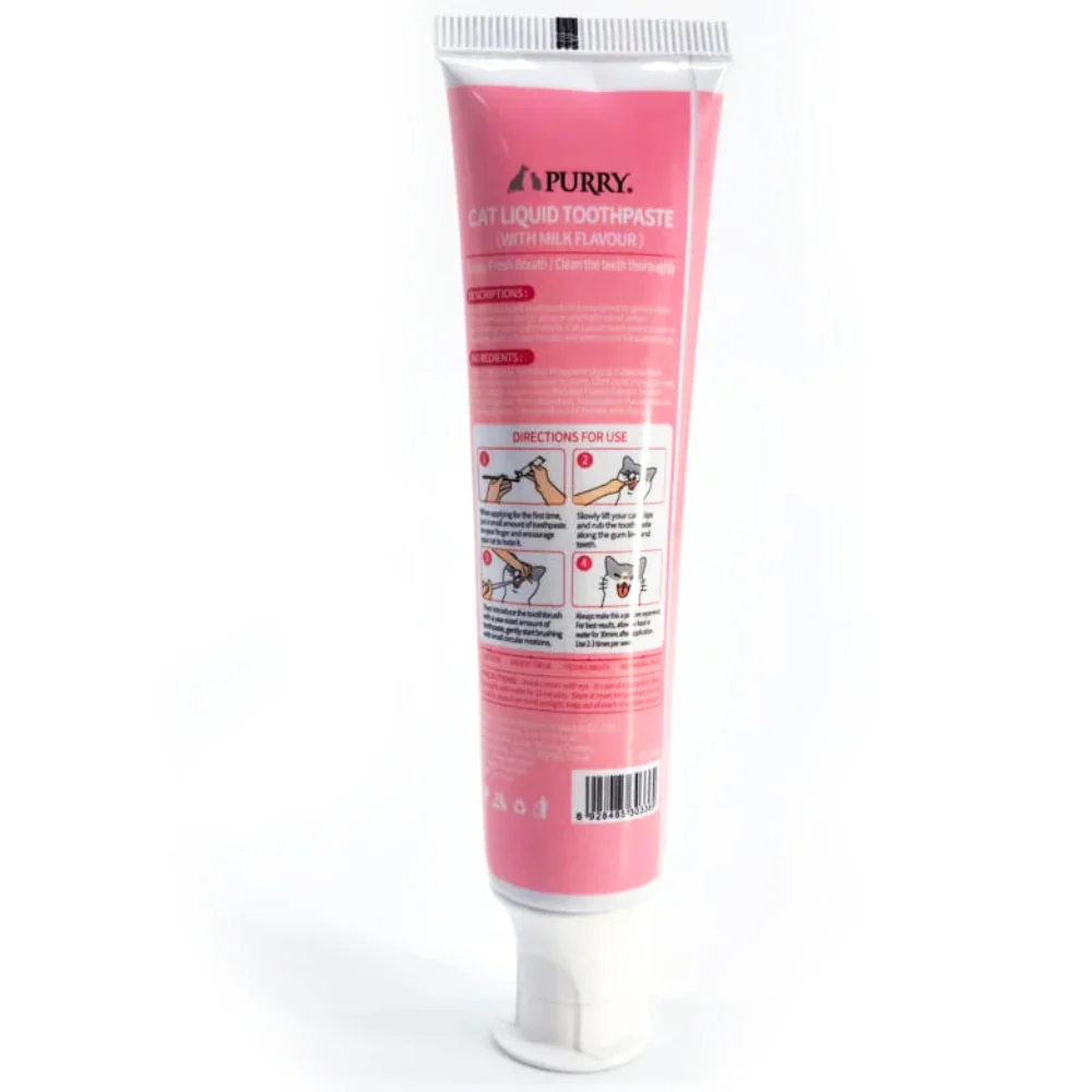 Purry Cat Toothpaste (Milk Flavor - 45g) | Shopee Philippines