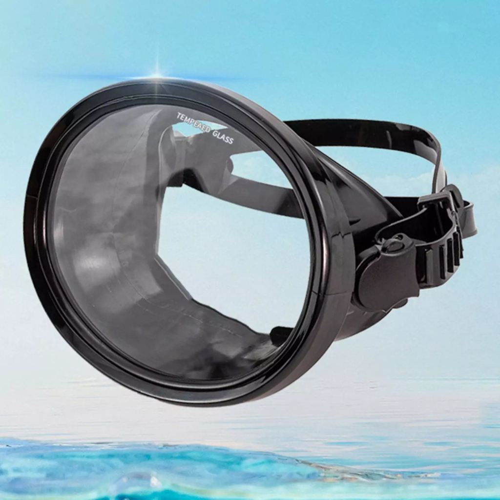 Snorkeling Mask 180 Degree Wide View Diving Mask Oval Oval Frameless ...