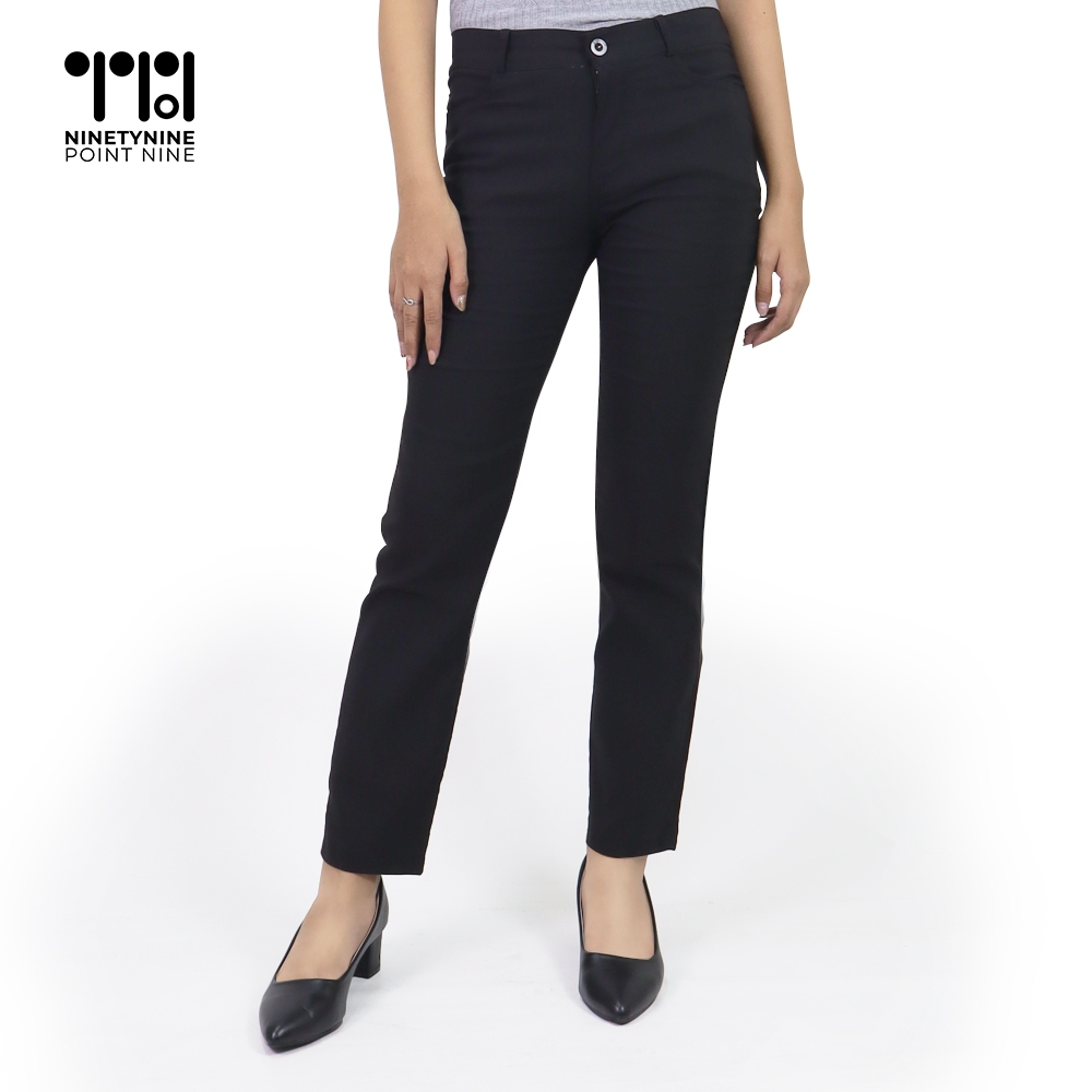 99.9 Work Slacks Straight Stretchy Office Casual Formal Pants w ...