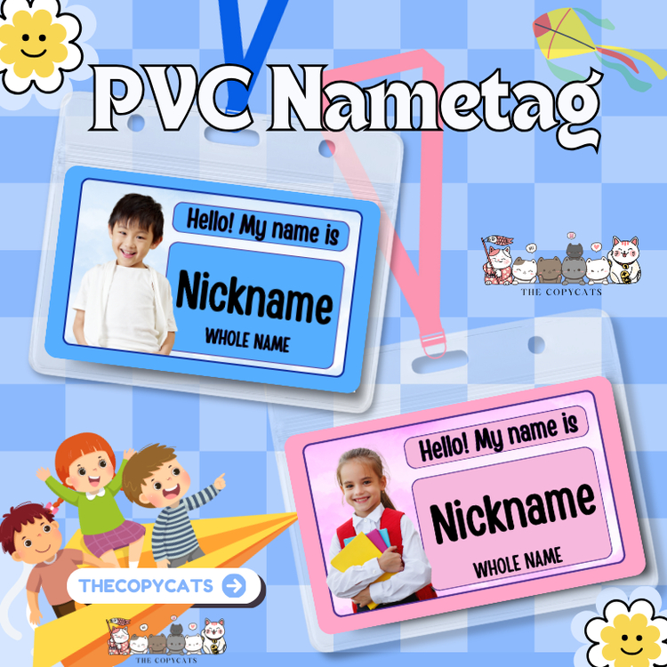 CUSTOMIZED PVC NAME TAG ATM AND BIG SIZE CUTE NAME TAG FOR KIDS BACK TO ...