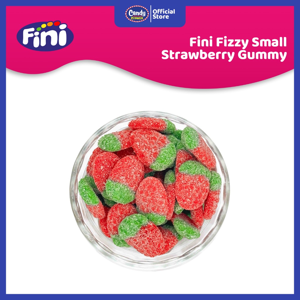 Fini Fizzy Small Strawberry Gummy | Shopee Philippines