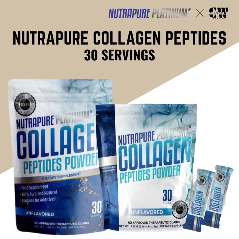 NUTRAPURE COLLAGEN PEPTIDES 30 SERVINGS KETO/VEGAN [MEGA SALE] | Shopee ...