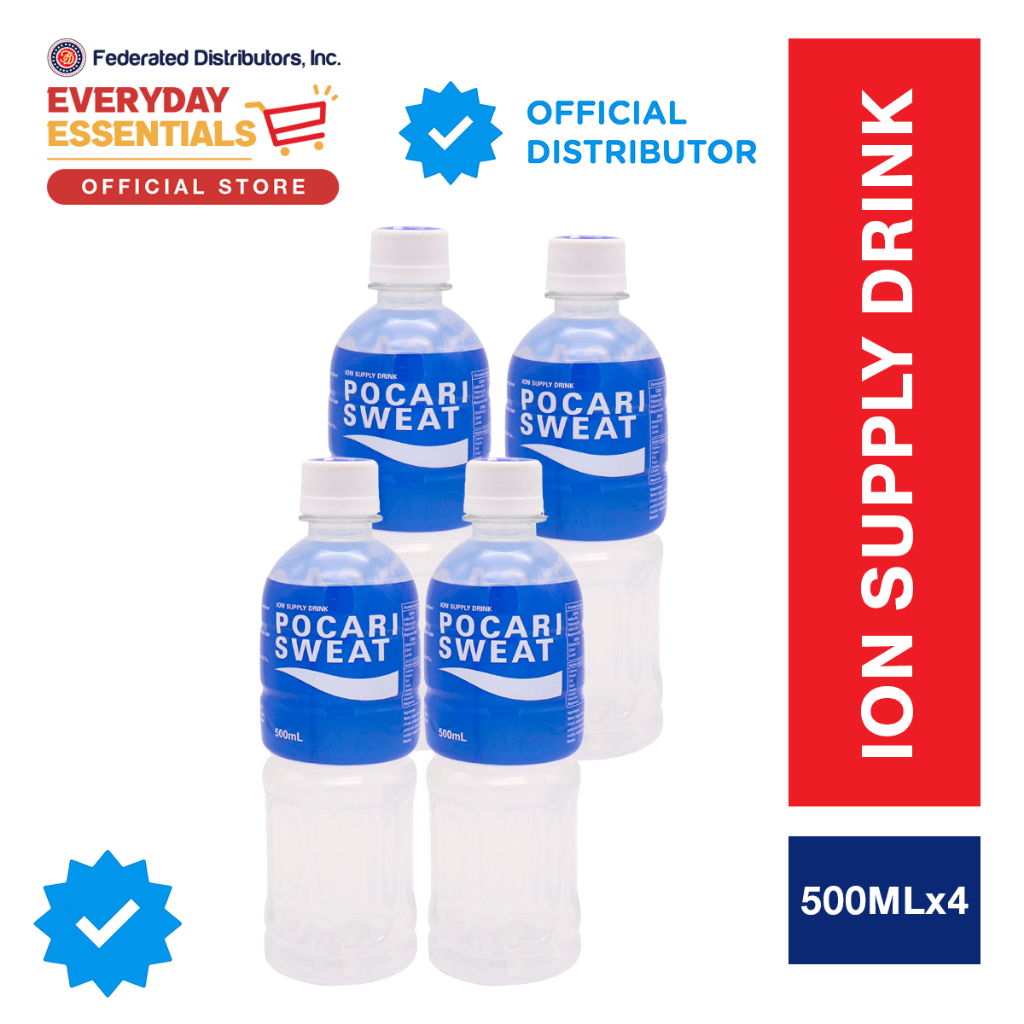 Pocari Sweat Ion Supply Drink 500ml - Pack of 4 | Shopee Philippines