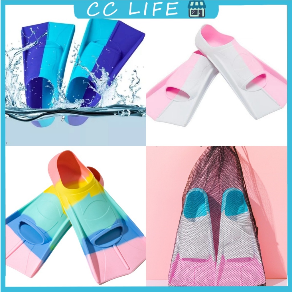 Swimming Fins Silicone Floating Diving Comfortable Swim Fin Water ...