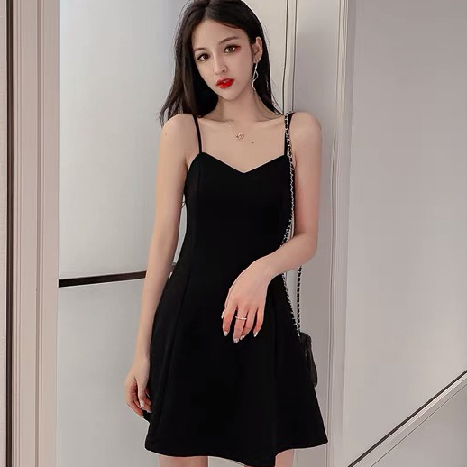 korean black mini cocktail backless plus size off shoulder dress