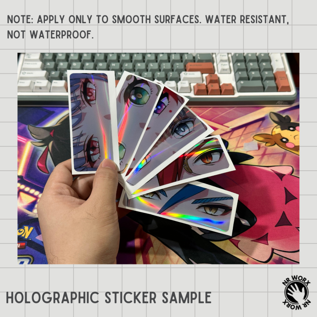 Wuthering Waves Wuwa Character Batch 3 Holographic Sticker Gaming Anime ...