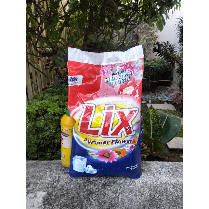 Lix Detergent Powder Summer Flower/Lemon 5 Kg | Shopee Philippines