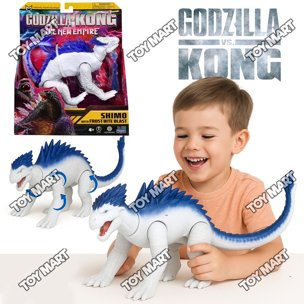 Shimo Ice Beast Godzilla x Kong Collectible Authentic Action Figure Toy ...