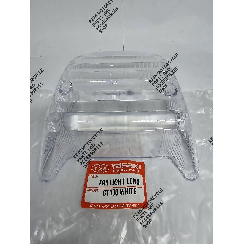 TAIL LIGHT LENS ONLY FOR CT 100 WHITE | Shopee Philippines