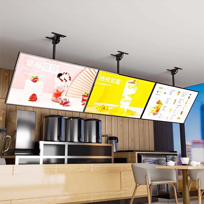 Menu with light box ultra-thin LED billboard advertising light box LED ...
