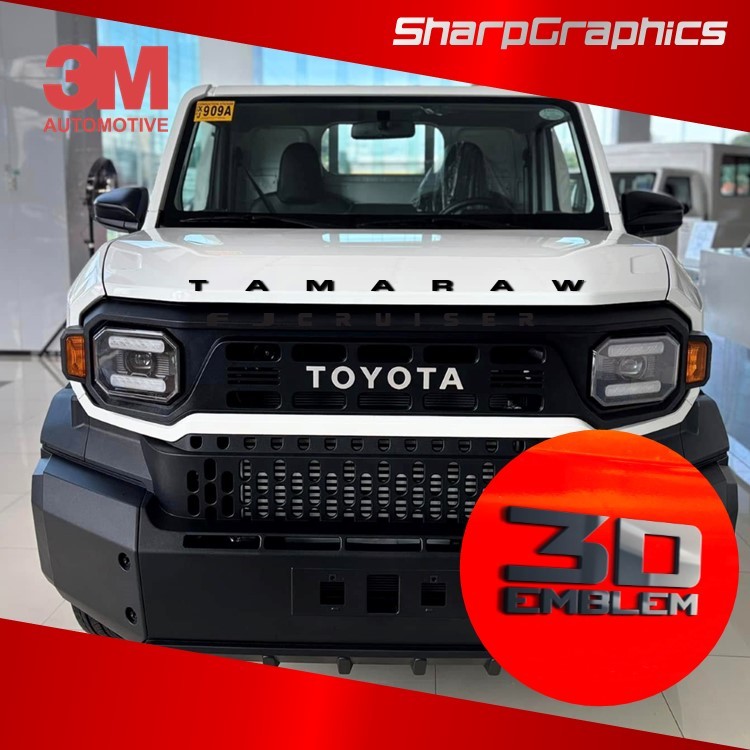Toyota TAMARAW 3D Hood Emblem | Shopee Philippines