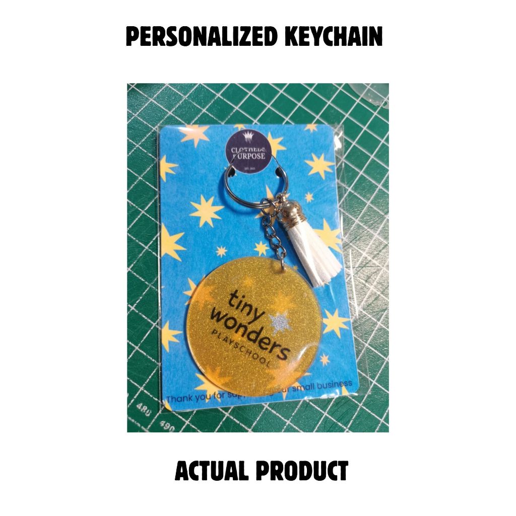 PERSONALIZED / CUSTOMIZED ACRYLIC KEYCHAINS (GIFT,GIVEAWAYS, SOUVENIRS ...