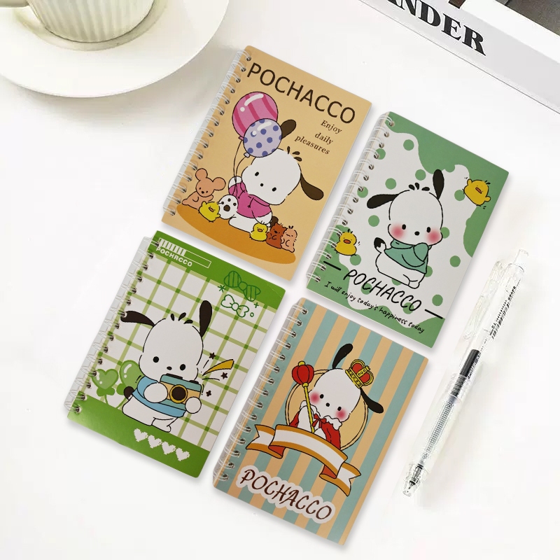 Spiral/coiled Pochacco design A5 notebook-49pages+1 blank page | Shopee ...