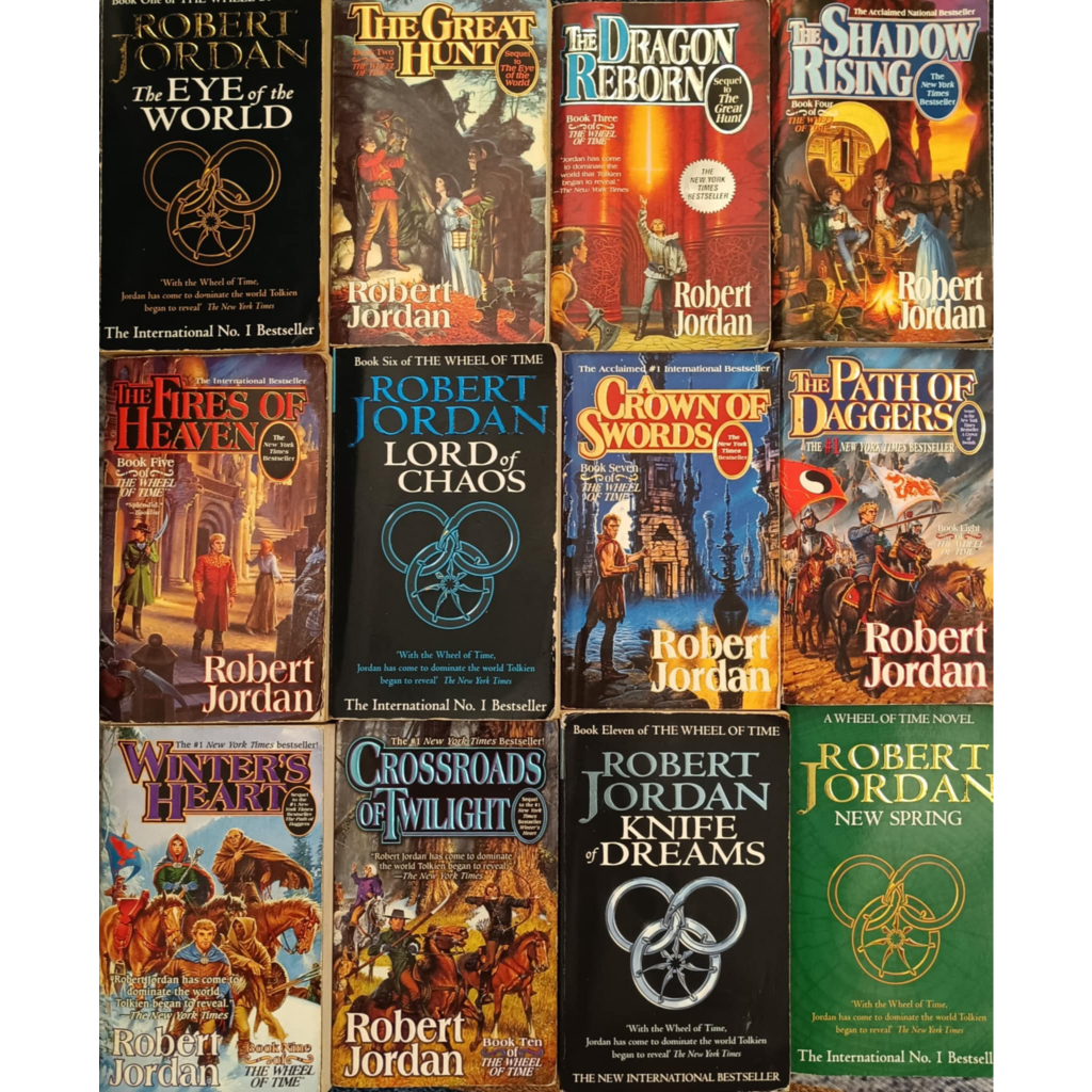 The Wheel of Time Series by Robert Jordan - mmpb (Book 0 to 11) - New ...