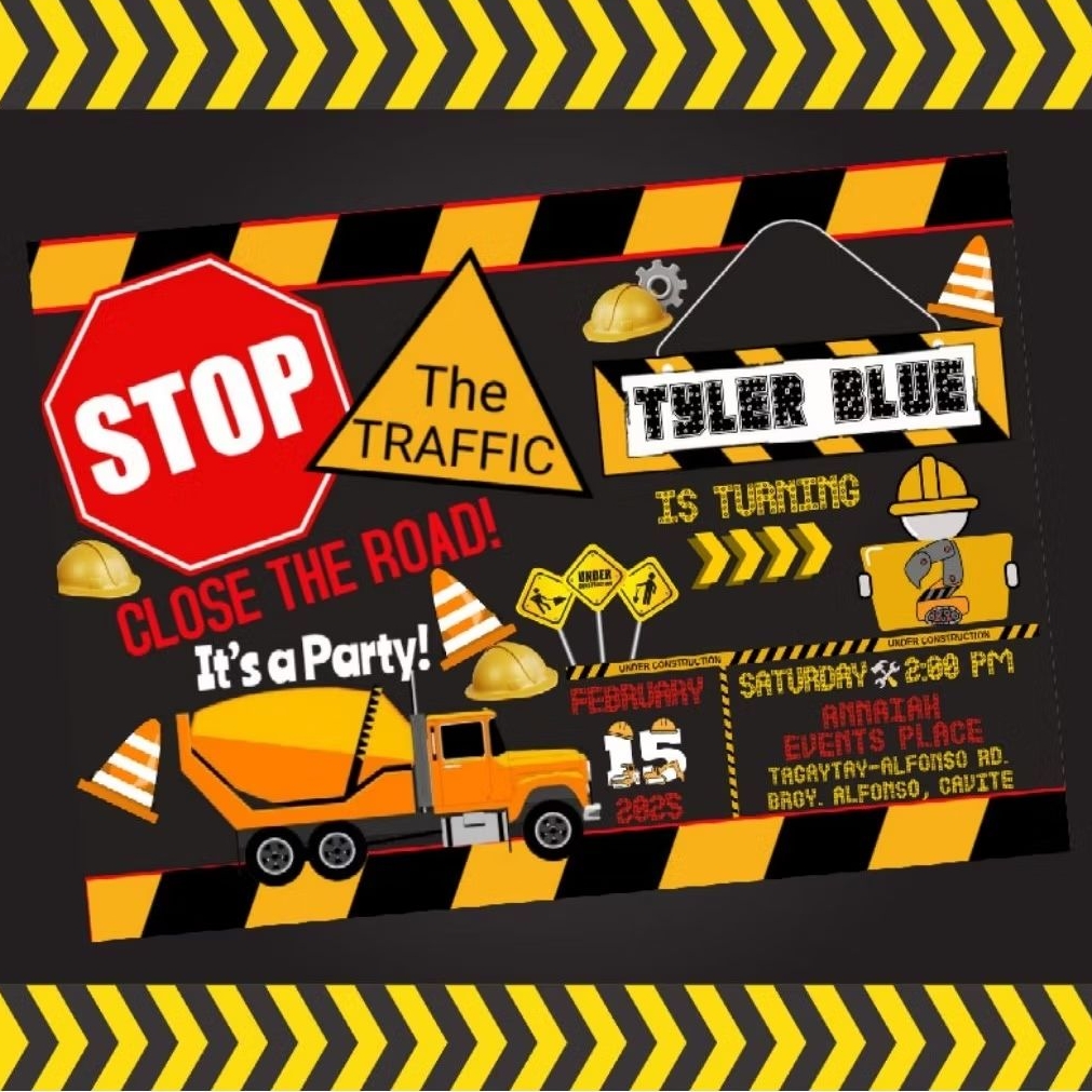 Construction Digital Invitation - (Layout Only) | Shopee Philippines