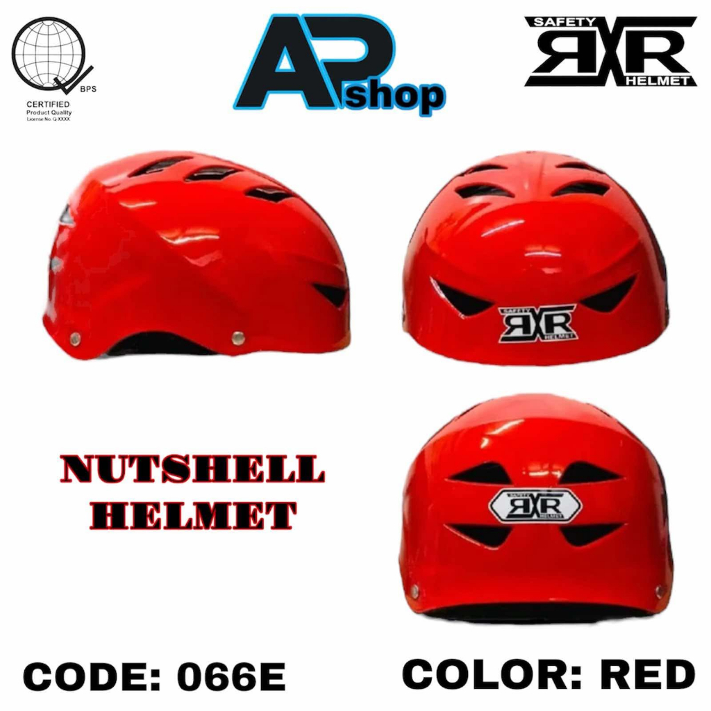 MOTORCYCLE HELMET RXR 066-E Nutshell For Motorcycle Bike Motor Half ...
