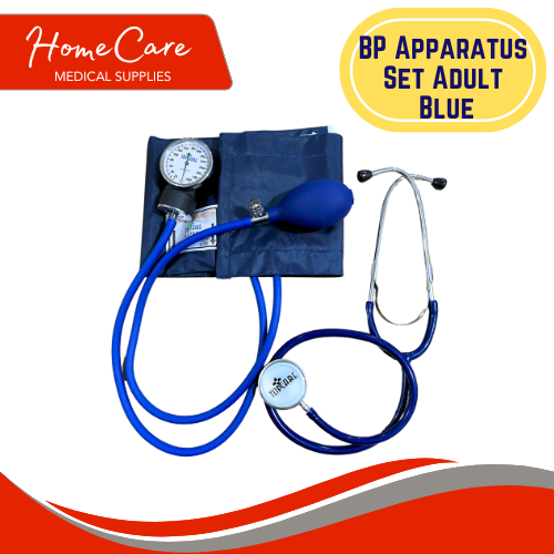 BP Apparatus Set Adult Colored Blue (Steth & Aneroid) / BP Aneroid Set ...