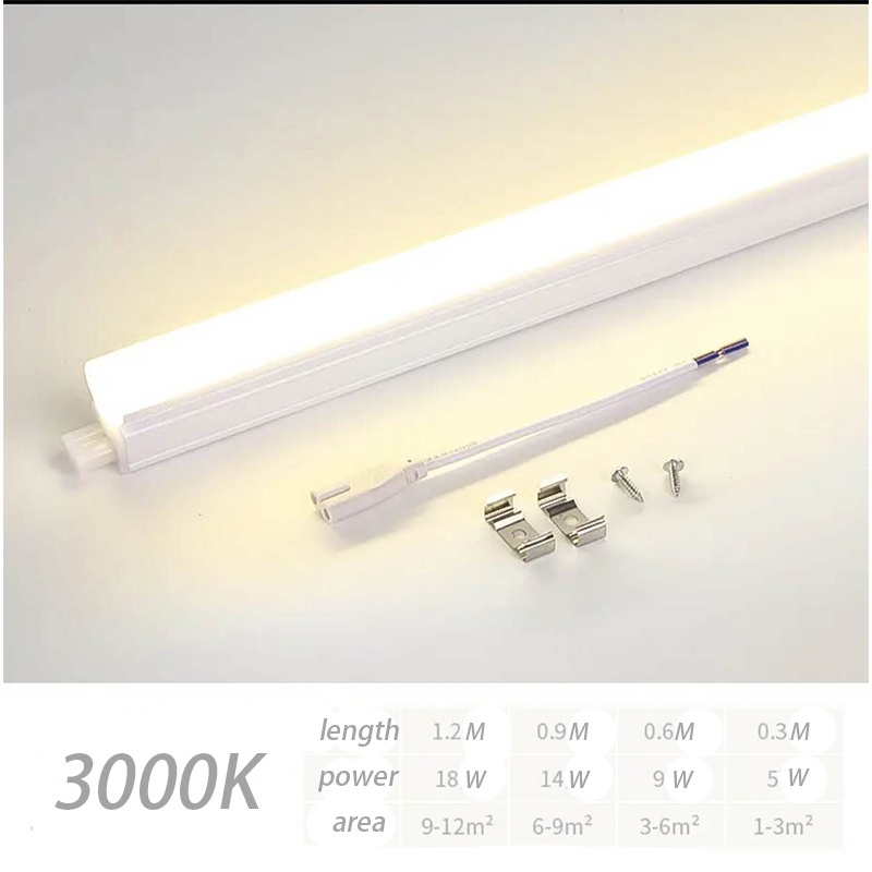 LED T5 Tube High Brightness Integrated Fluorescent Tube in 3000K/6500K ...