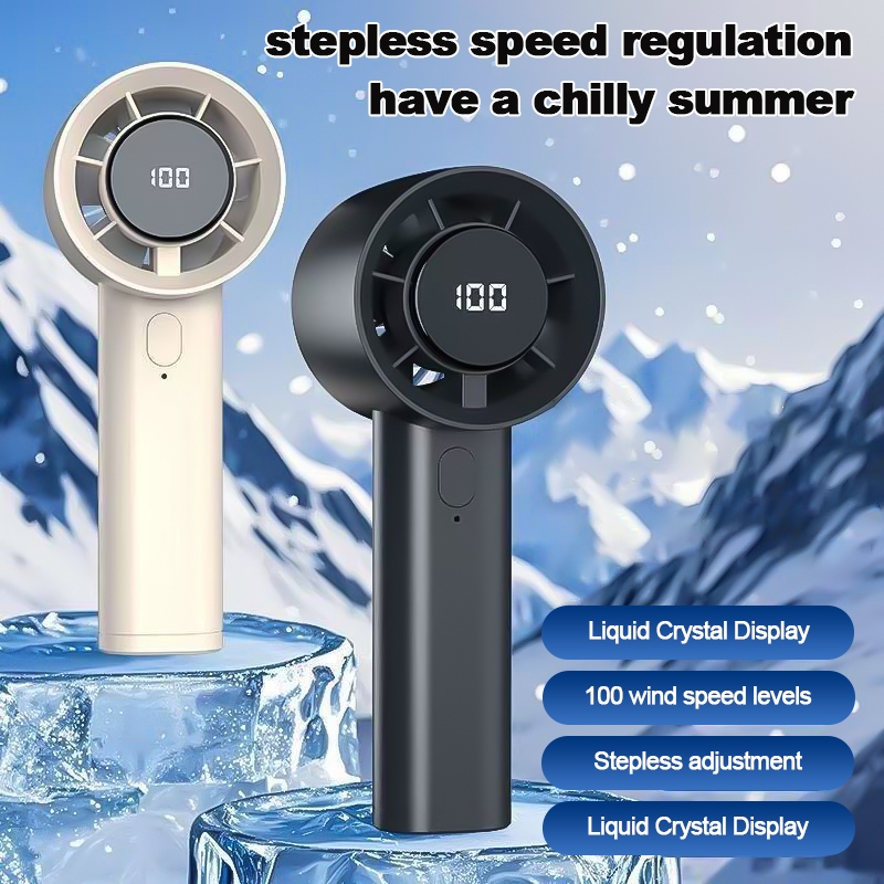 Portable 100 Gear Super Strong Speed Handheld Fan Infinite Turbo ...