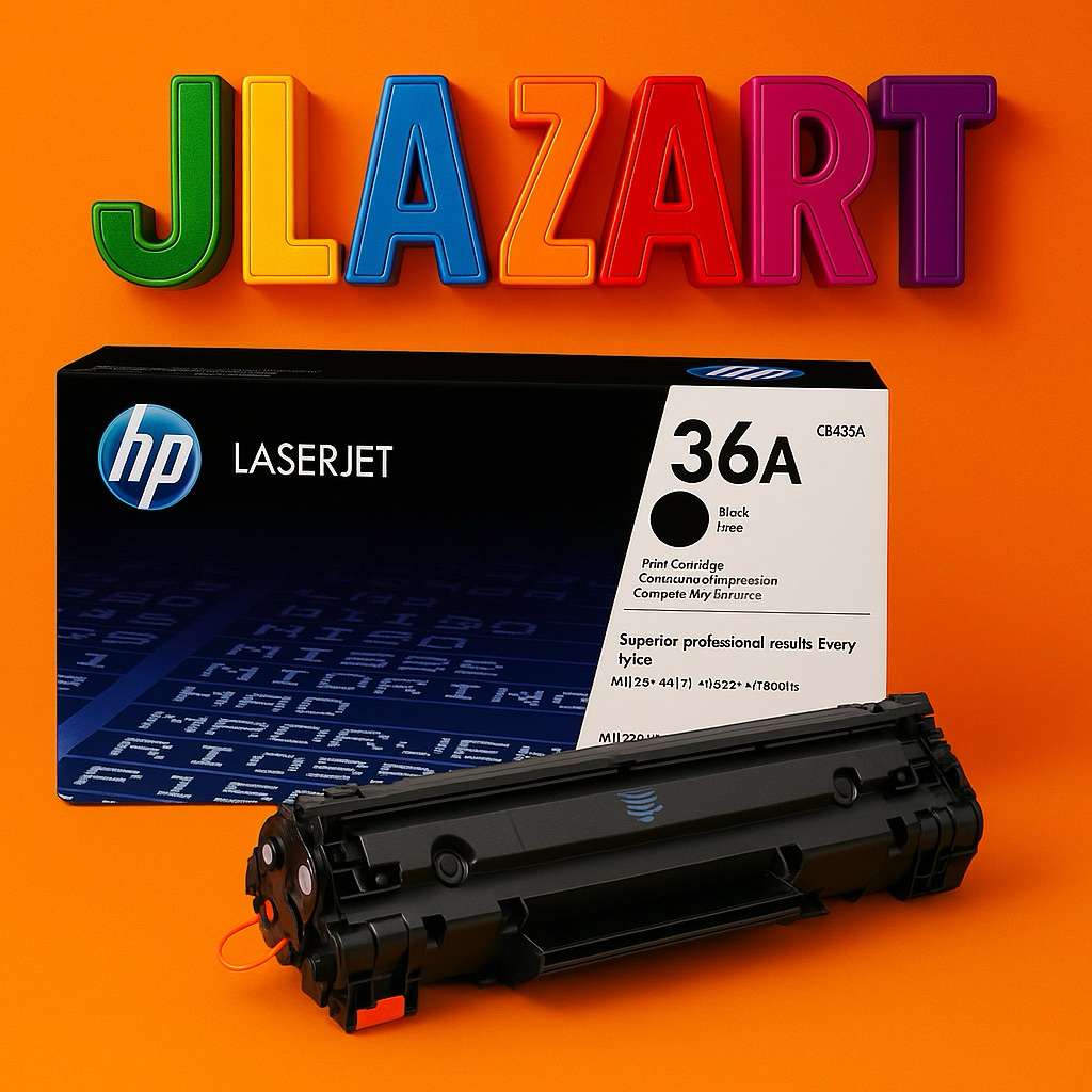 HP 36A Black Original LaserJet Toner Cartridge, CB436A (CB436A ...