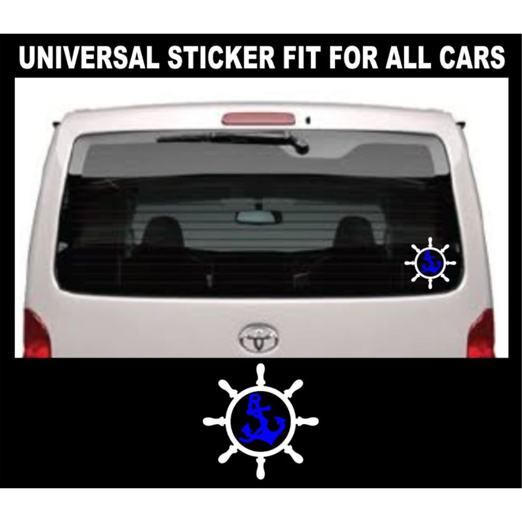 Seafarers/Marino Wheel Anchor Sticker Design Universal | Shopee Philippines
