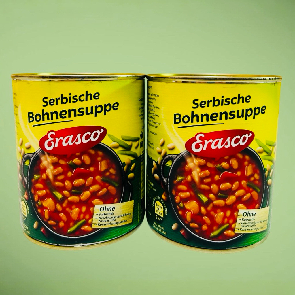 Erasco Serbische Bohnensuppe / Erasco Serbian Bean Soup / 750 ml ...