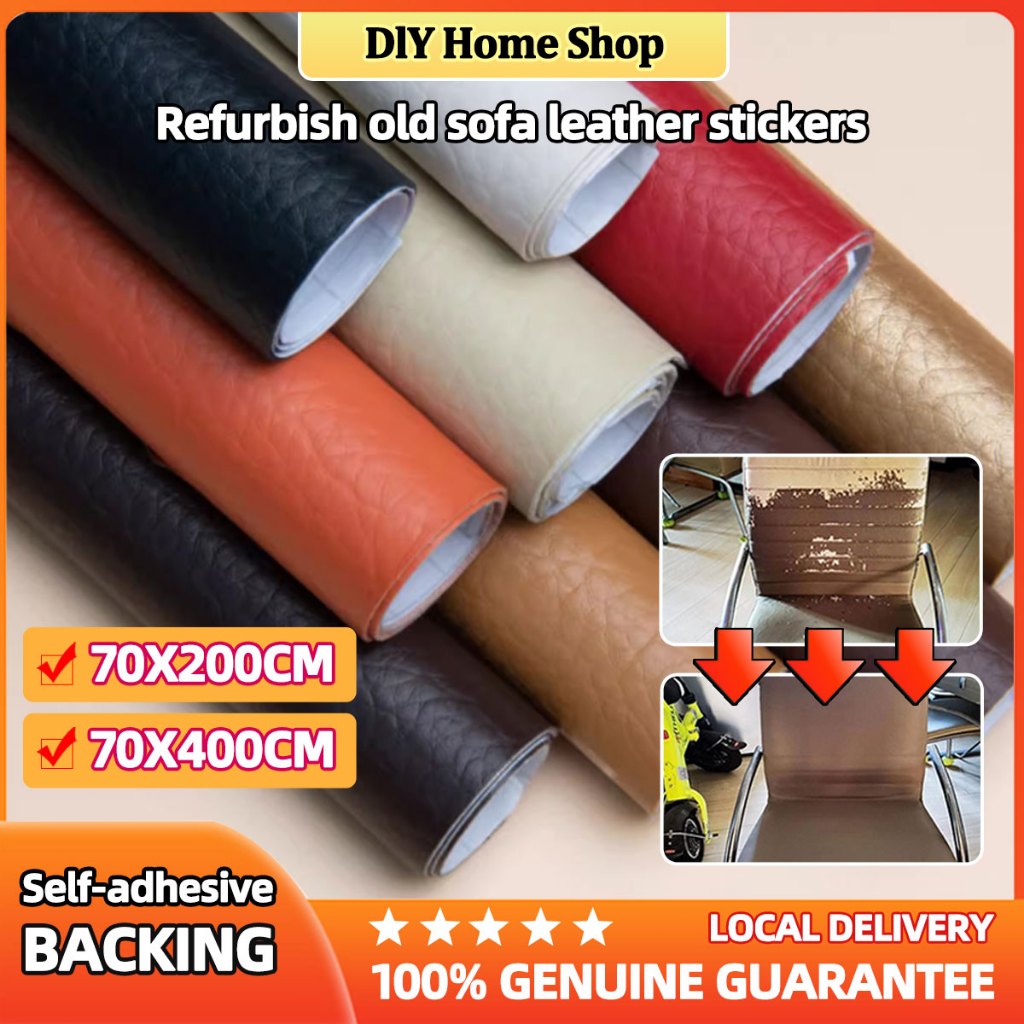 Heavy Duty Leather Sticker 2mm Thick Waterproof Self Adhesive Sofa ...