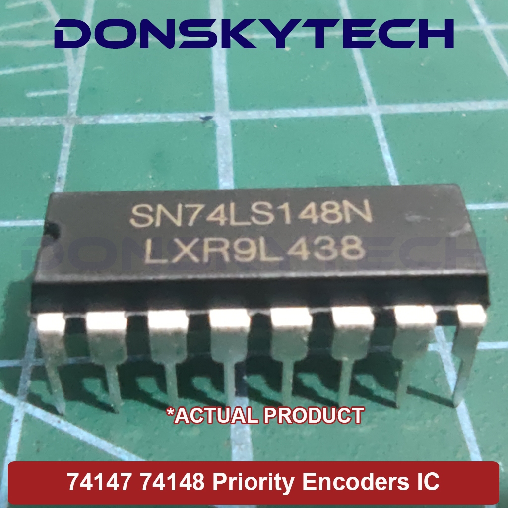 74147 74148 Priority Encoders IC 74LS147 74LS148 | Shopee Philippines