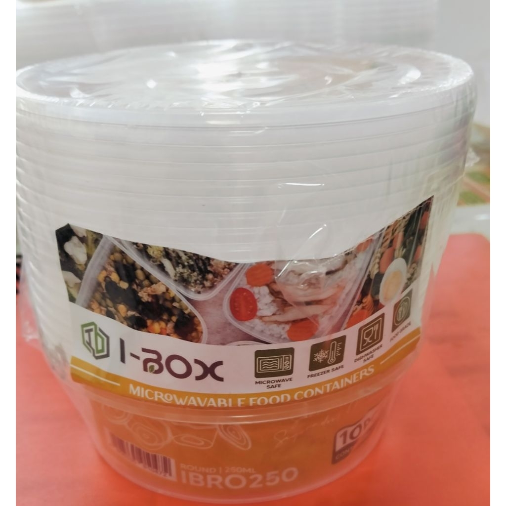 ibox microwavable container round 250ml | Shopee Philippines