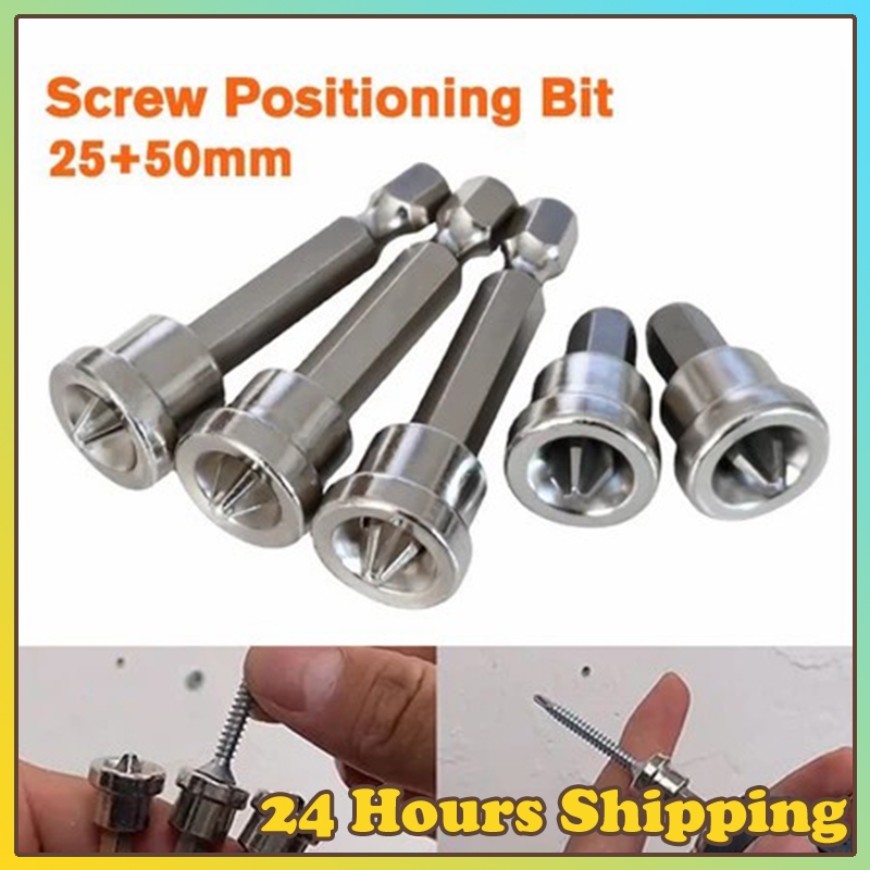 5pcs Magnetic Positioning Screwdriver Bits Screw Positioning Bit Hex ...