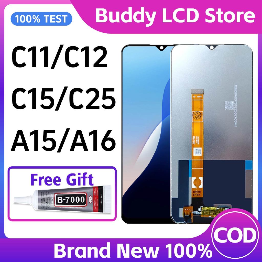 [Brand New] LCD For Realme C11/ C12 / C15 / C25 / OPPO A15 / A16 ...
