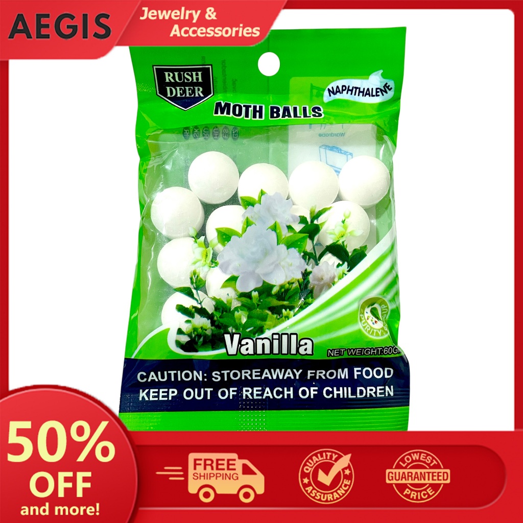 Aegis Bug Off Anti-Mildew Moth-Proof Alcampor Naphthalene Camphor Moth ...