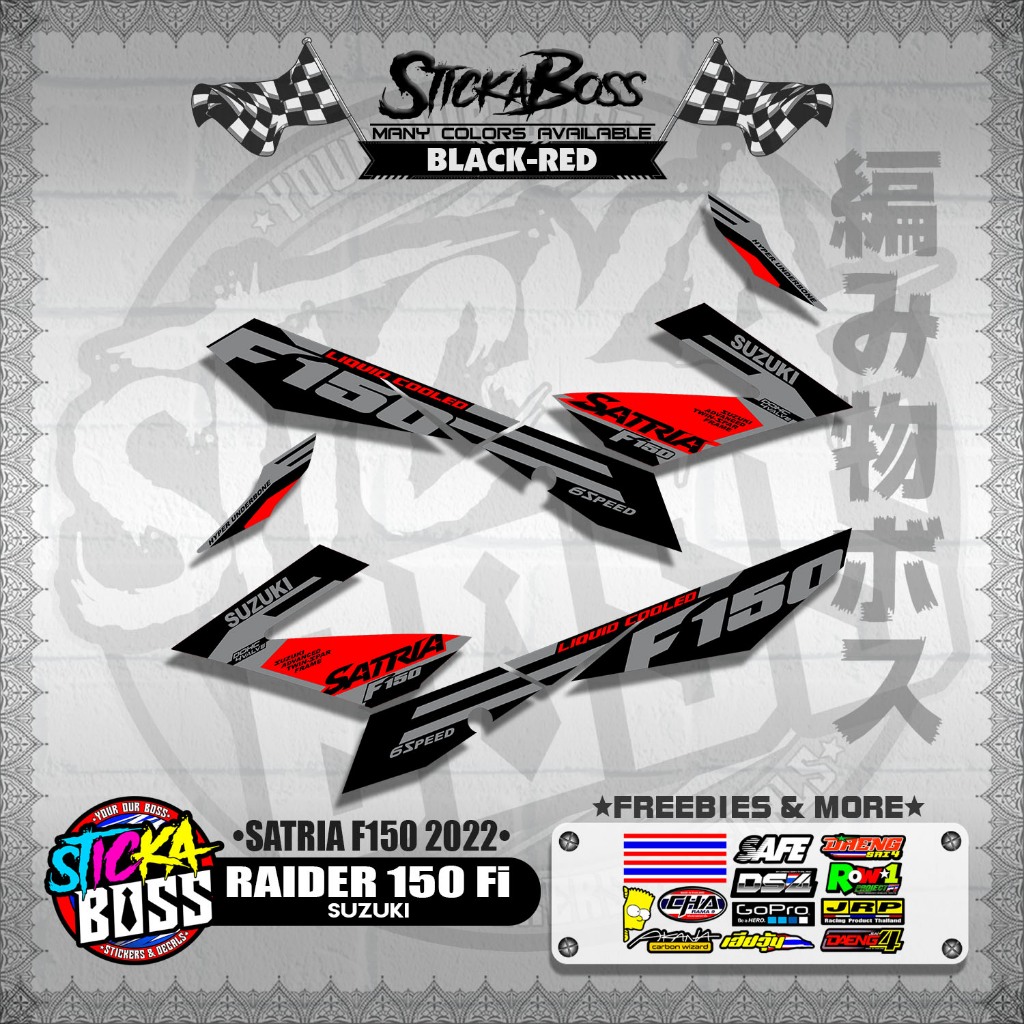 STICKER DECALS for RAIDER 150 Fi (RFISAF120) By STICKABOSS (SOFIE ...