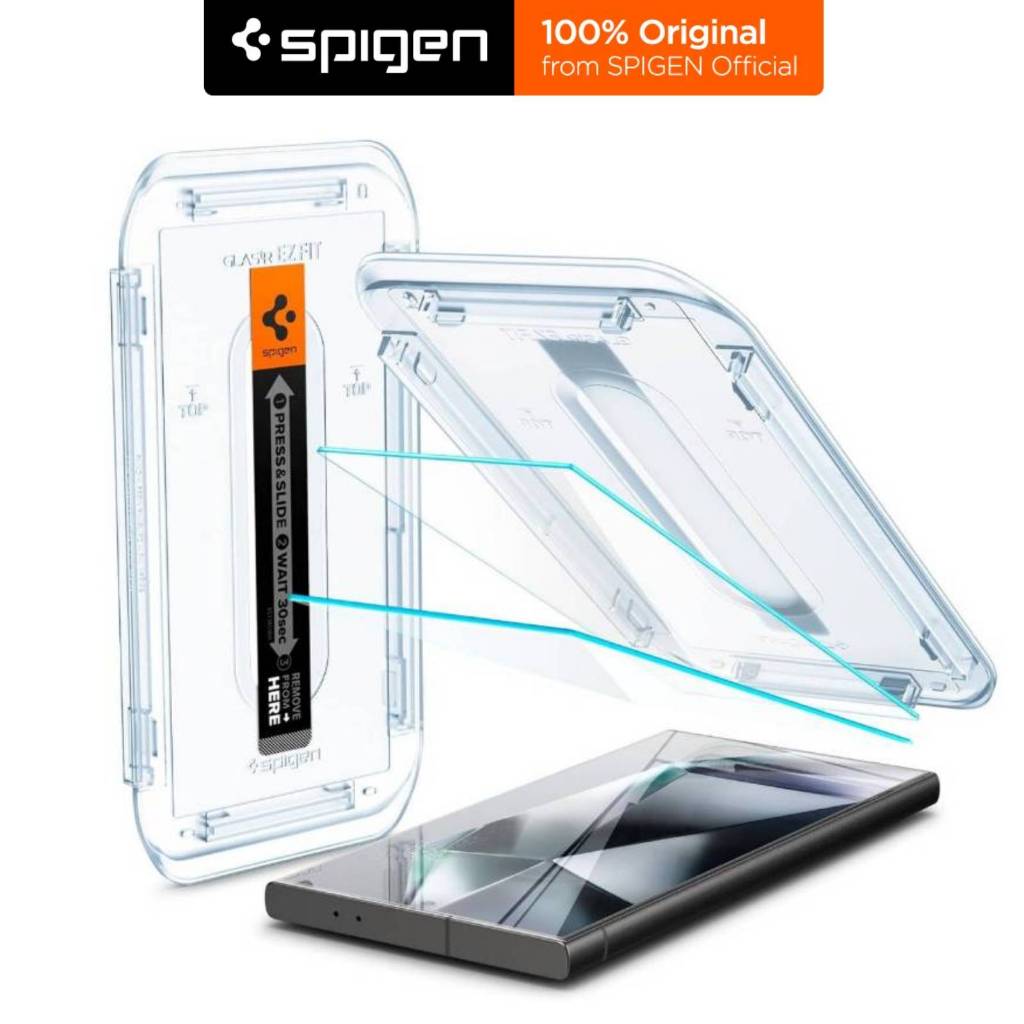 Spigen Galaxy S25 Ultra/ S24 Ultra EZ Fit Tempered Glass Screen  Protector (2 Pack)