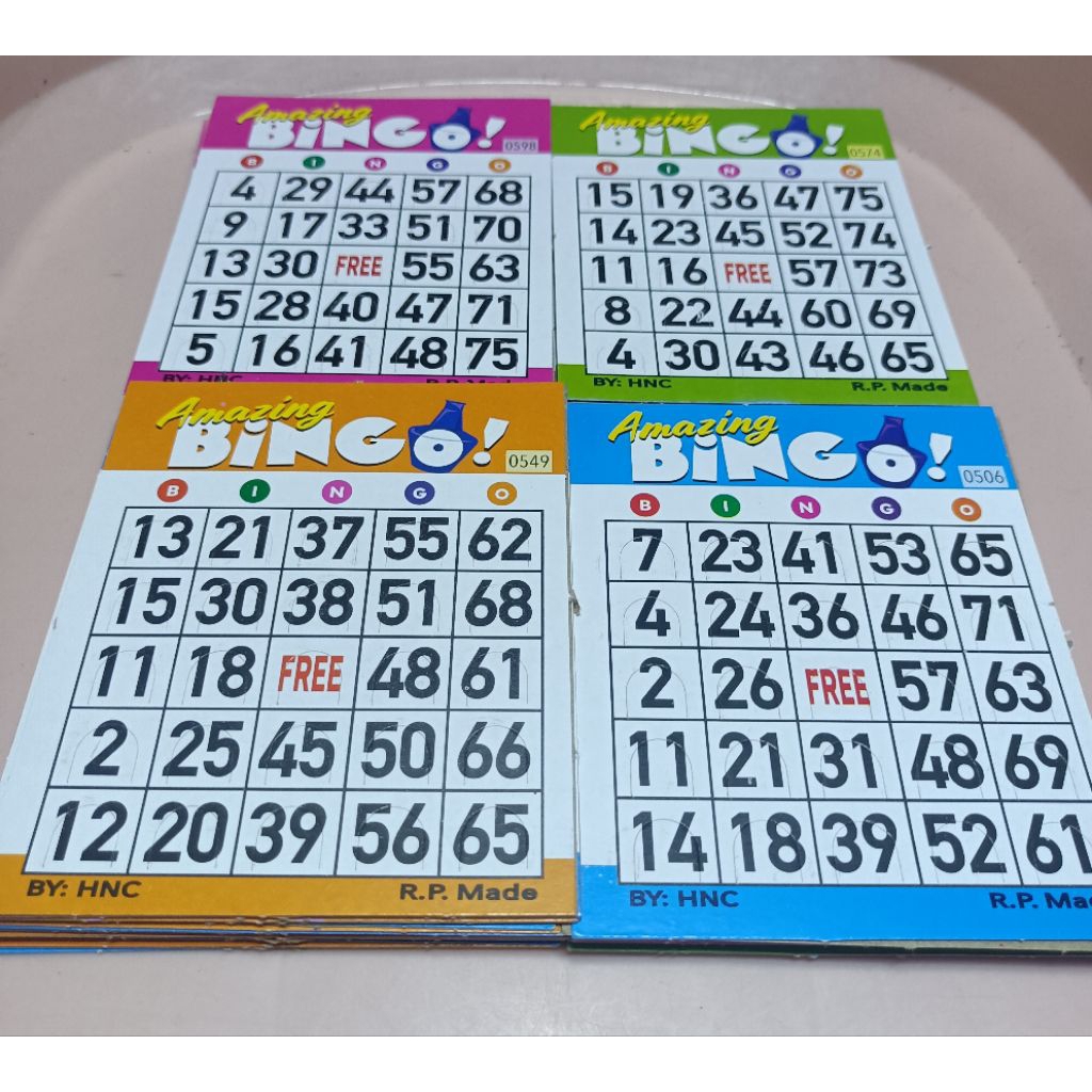 50/100 pcs bingo cards foldable | Shopee Philippines