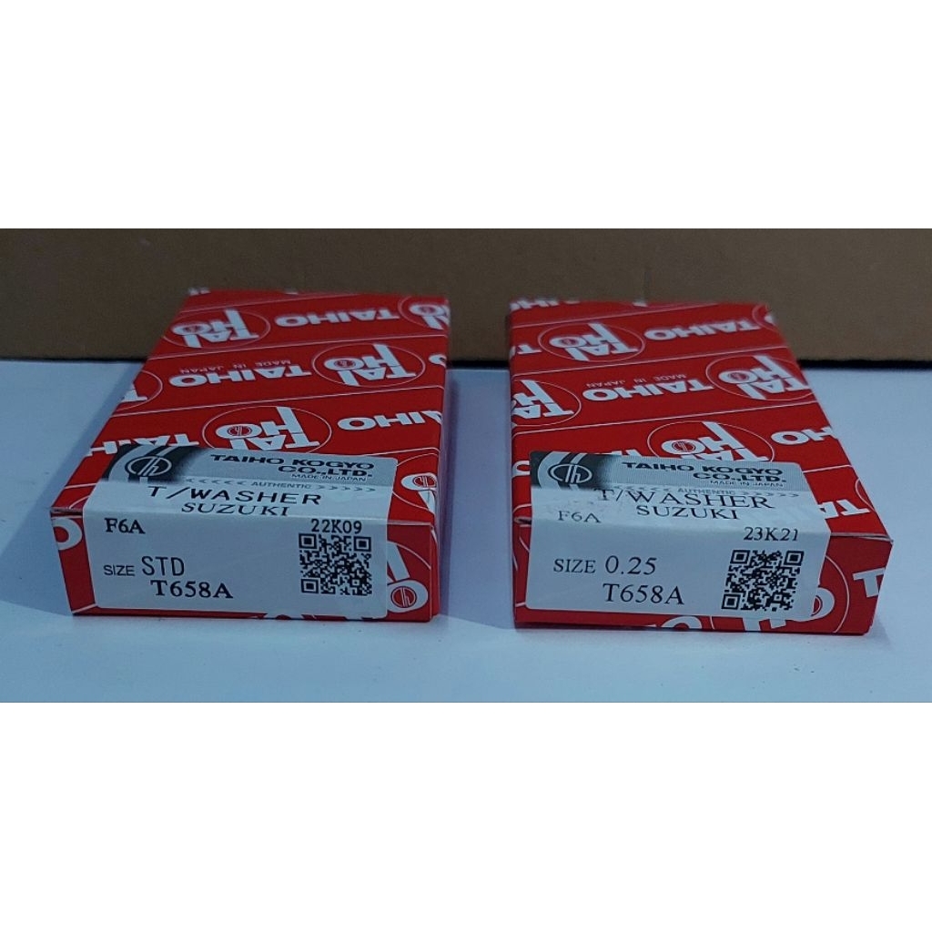 T658A THRUST WASHER SUZUKI MULTICAB F6A STD/0.25 TAIHO JAPAN | Shopee ...