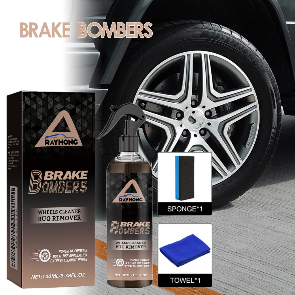 Brake Bomber Car Wheel Cleaner Spray Non-Acidic Brake Dust Remover ...