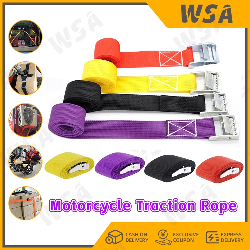 Car Tow Rope Strong Ratchet For Motorcycle Bike Luggage Bag Buckle Tie ...