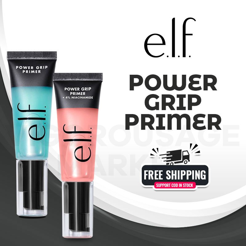 ELF Power Grip Primer+4% Niacinamide /Power Grip Primer 24ml Gel-Based ...
