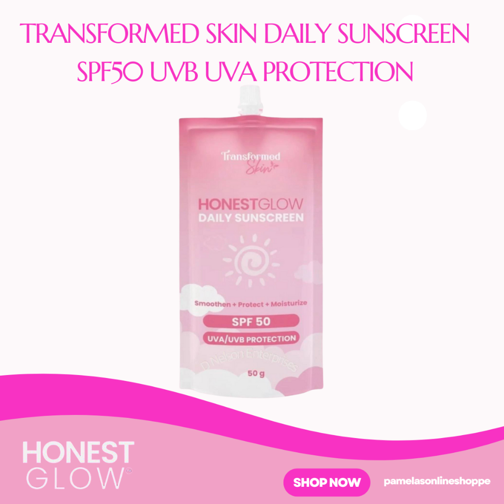 Honest Glow Daily Sunscreen SPF50+++ 50gms UVB UVA Protection | Shopee ...