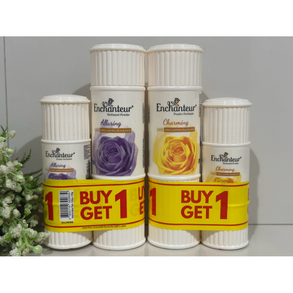 ENCHANTEUR POWDER 125g+50g | Shopee Philippines