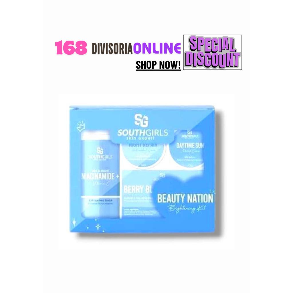 SG SOUTHGIRLS SKIN EXPERT | MAINTENANCE SET | BEAUTY NATION BRIGHTENING ...