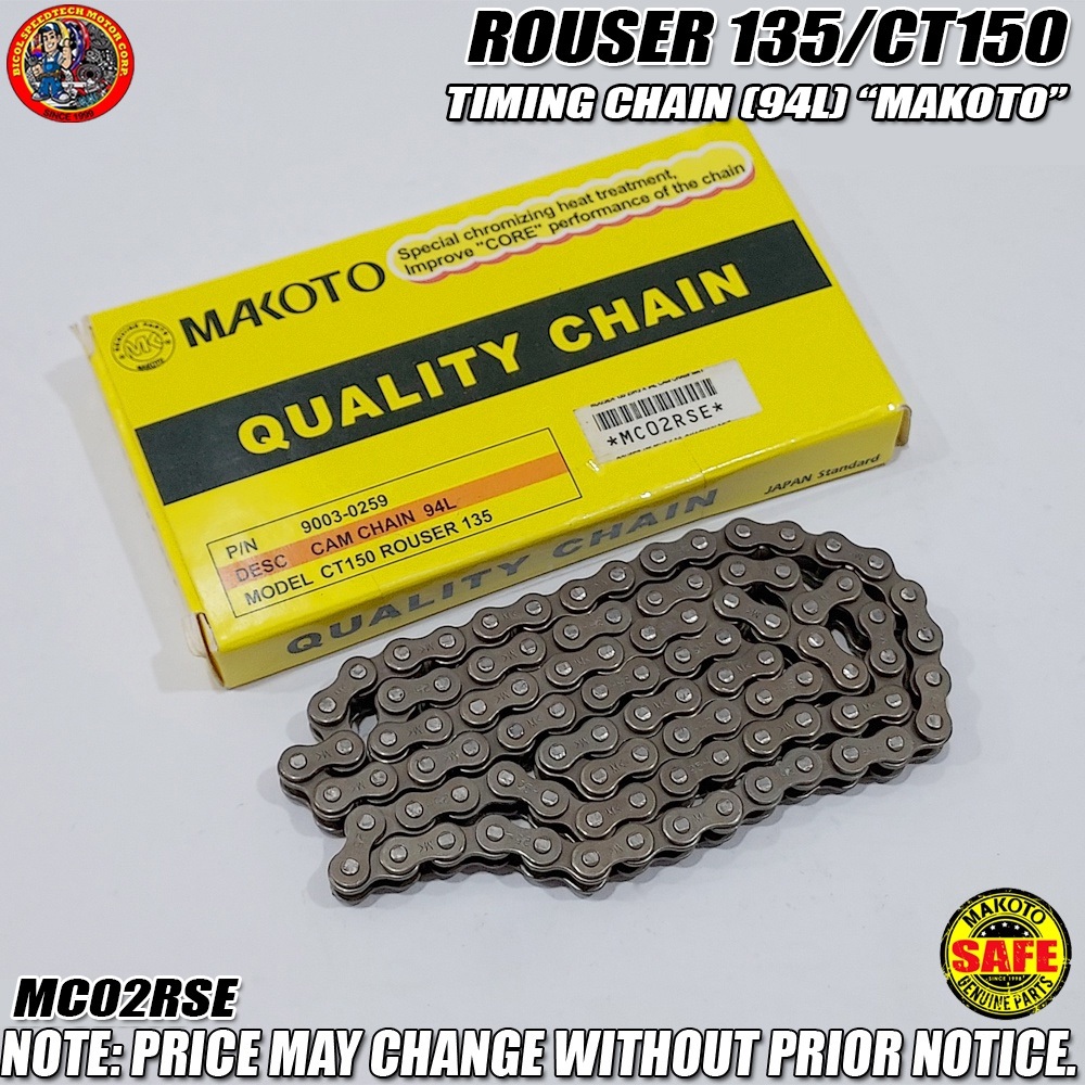 ROUSER 135/CT150/125/DISCOVER 135 TIMING CHAIN 94L (MC02RSE) | Shopee ...