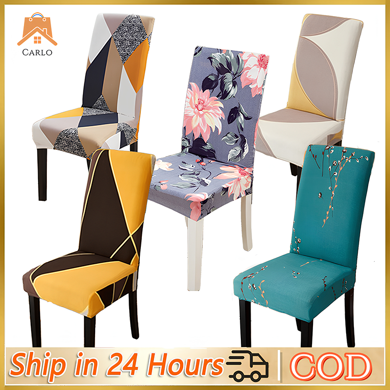 [Chair Protector] Cover Slipcover Stretch Removable Washable Spandex Chair  Cover for Dining Room